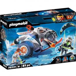 Playmobil 70231 - Top Agents: Spy Team Planeador de Nieve