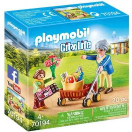 Playmobil 70194 - City Life: Abuela con Niña