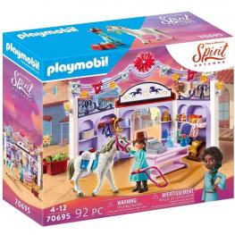 Playmobil 70695 - Spirit Miradero Tienda Hípica