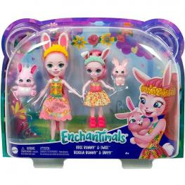 Enchantimals Muñecas Hermanas Bree y Bedelia Bunny