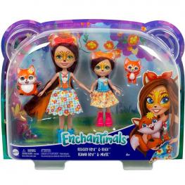 Enchantimals Muñecas Hermanas Felicity y Feana Fox (Mattel HCF81)