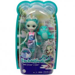 Enchantimals Muñeca Naddie Narwhal y Sword (Mattel GJX41)