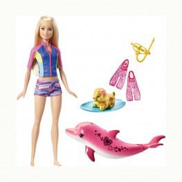 Barbie - Macotas Mágicas - Perrito Y Delfín.
