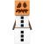 Minecraft - Figuras de Fusión Golem de Nieve (Mattel HDV54)