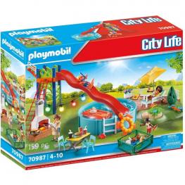 Playmobil 70987 - City Life: Fiesta en la Piscina con Tobogán