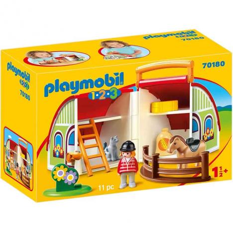 Playmobil 70180 1,2,3 -Mi Primera Granja Maletín