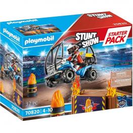 Playmobil 70820 - StarterPack Stuntshow Quad con Rampa de Fuego