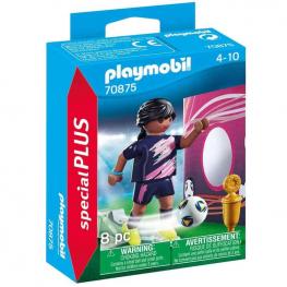 Playmobil  70875 - Special Plus: Futbolista con Muro de Gol