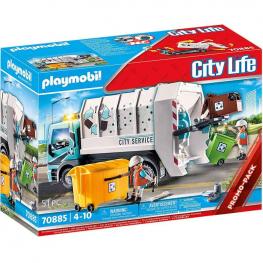 Playmobil 70885 - City Life: Camión de Basura con Luces