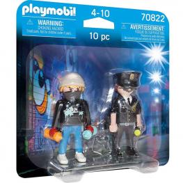 Playmobil 70822 - Duo Pack Policía y Vándalo