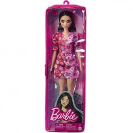Barbie Fashionista - Muñeca Morena con Vestido de Flores
