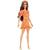 Barbie Fashionista - Muñeca Morena con Vestido Blanco y Naranja Floral (Mattel HBV16)