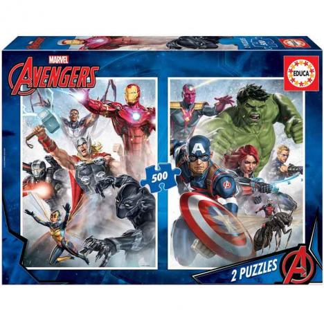 Puzzle Marvel Avengers 2x500 piezas