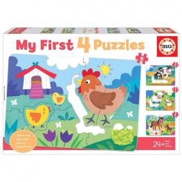 Puzzle My First Mamás y Bebés 5,6,7,8 piezas