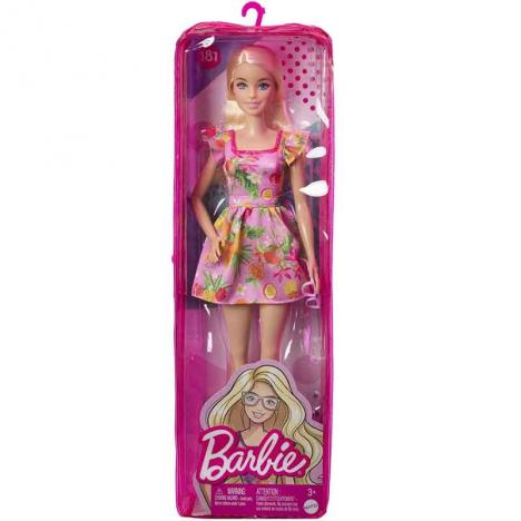 Barbie Fashionista - Muñeca Rubia con Mono Prismas Arcoíris (Mattel HBV22)