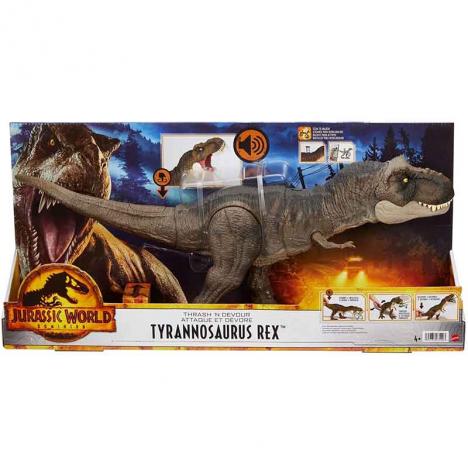 Jurassic World T-Rex Golpea Y Devora con Sonido (Mattel HDY55)