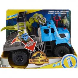 Imaginext - Jurassic World Camión Transportador de Dinosaurios (Mattel GVV50)