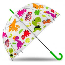 Paraguas Burbuja Manual Dino 47cm