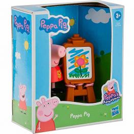 Peppa Pig - Figura Peppa Pintora  (Hasbro F2204)