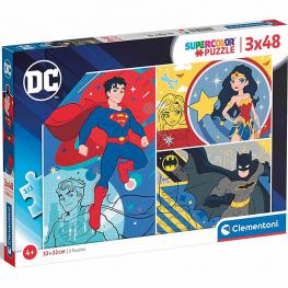 Puzzle SuperHéroes DC Comics 3 X 48 Piezas