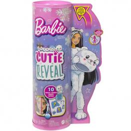 Barbie Cutie Reveal Invierno Muñeca Oso Polar (Mattel HJL64)