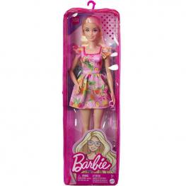 Barbie Fashionista - Muñeca Rubia con Vestido de Frutas (Mattel HBV15)