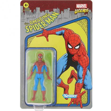 Marvel - Figura Retro Spider-Man 9,5 cm (Hasbro F2654)