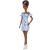 Barbie Fashionista - Muñeca Afroamericana con Vestido Vaquero Decolorado (Mattel HBV17)