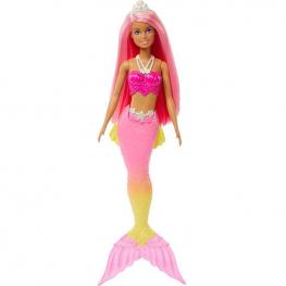 Barbie Dreamtopia Sirena con Pelo Rosa (Mattel HGR11)