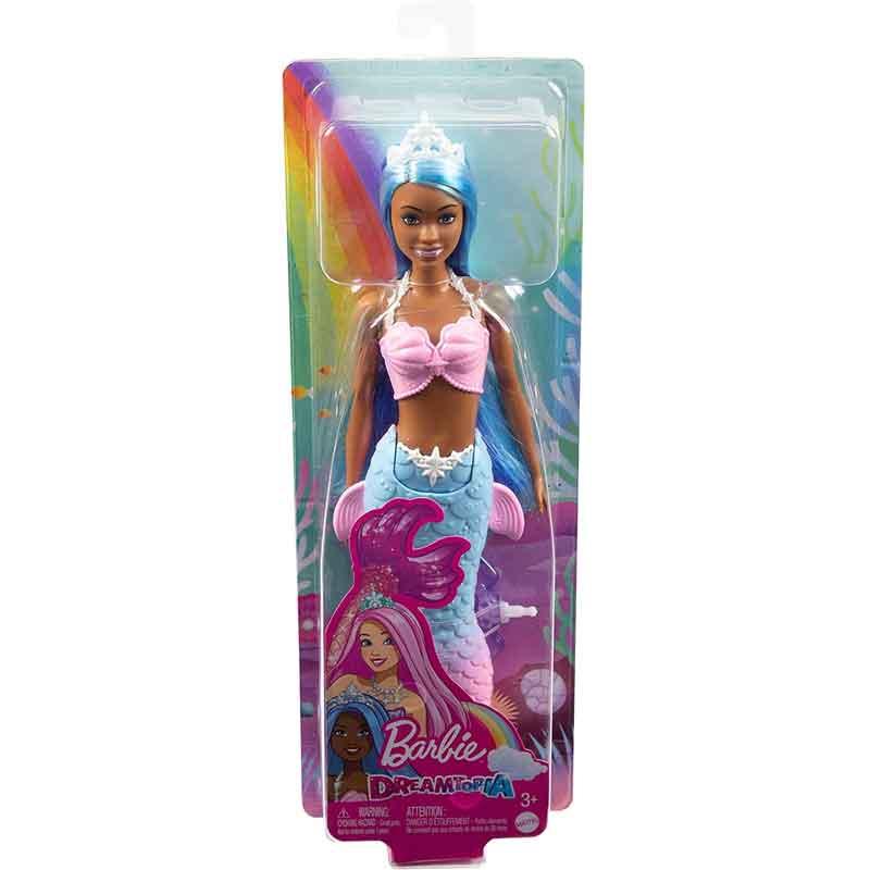 Comprar Barbie Dreamtopia Sirena con Pelo Azul Mattel HGR12 de Mattel Kidylusion