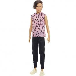 Ken Fashionista - Muñeco Ken Camiseta de Rayos (Mattel HBV27)