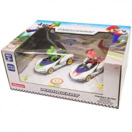 Pack 2 Coches Mario Kart Pull & Speed