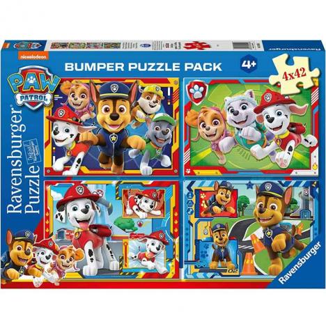 Puzzle Patrulla Canina 4x42 Piezas