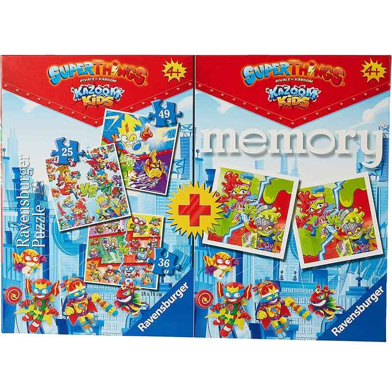 Disney - Multipack Memory Disney: 48 cartas e 3 puzzles de 25/36