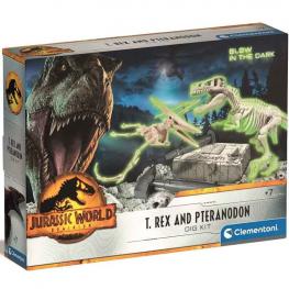 Jurassic World Kit de Excavación TRex y Pteranodon