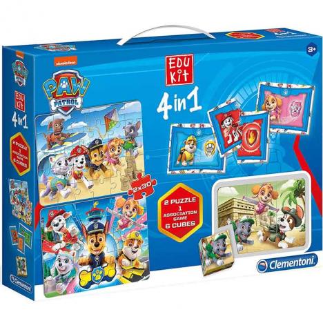 Puzzle Patrulla Edukit 4 en 1
