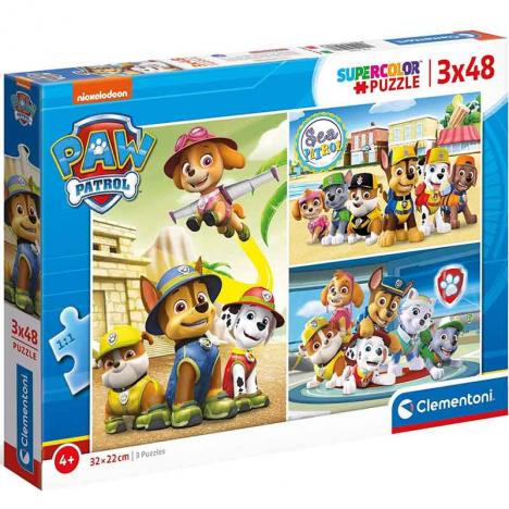 Puzzle Patrulla Canina 3 X 48 Piezas