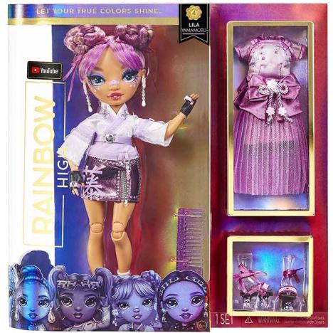 Muñeca Rainbow High Core Lila Yamamoto
