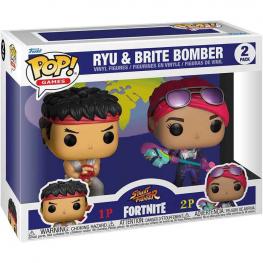 Funko Pop - Fortnite Street Fighter Ryu & Brite Bomber