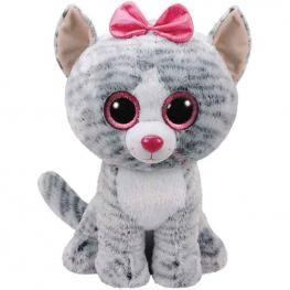 TY Peluche 45cm - Kiki Grey Cat