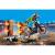 Playmobil 70553 Stuntshow Moto con Muro de Fuego