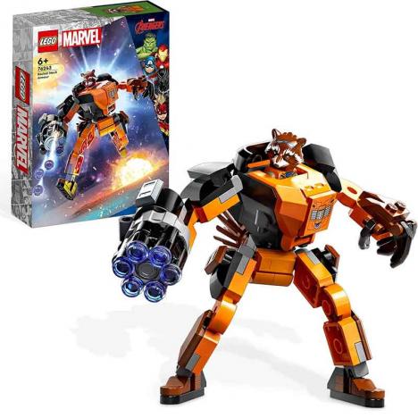 Lego 76243 Super Héroes Marvel - Armadura Robótica de Rocket