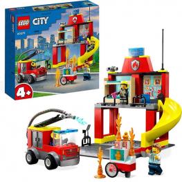 Lego 60375 City - Parque de Bomberos y Camión de Bomberos