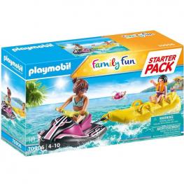 Playmobil 70906 - Family Fun: Starter Pack Moto de Agua con Bote Banana