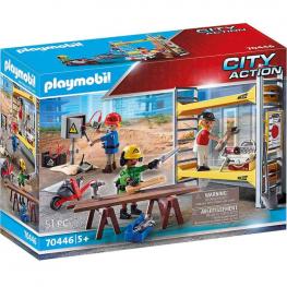 Playmobil 70446 - City Action: Andamio con Obreros