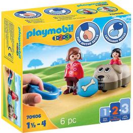 Playmobil 70406 1,2,3 -Mi Perro