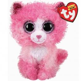 TY Peluche 23cm - Pink Cat