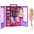 Barbie Armario Portátil con Muñeca y Accesorios (Mattel HJL66)