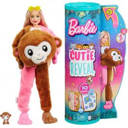 Barbie Cutie Reveal Amigos de la Jungla Muñeca Mono (Mattel HKR01)