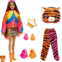 Barbie Cutie Reveal Amigos de la Jungla Muñeca Tigre (Mattel HKP99)